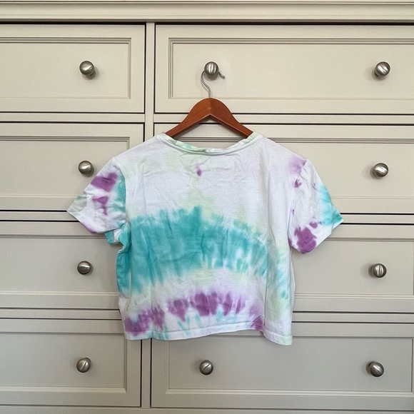 Tie Dye Cropped T-Shirt - Picture 2 of 2